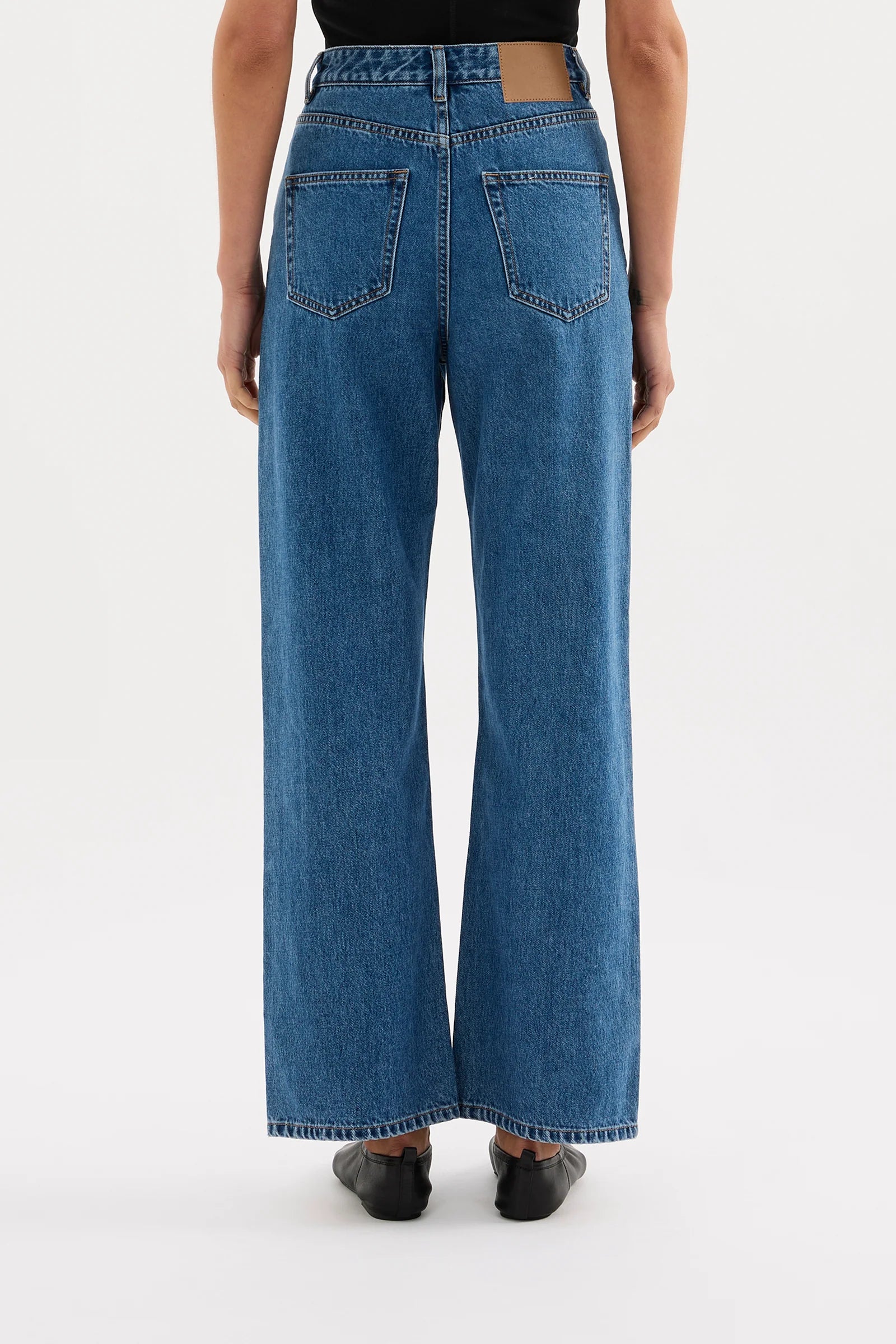 Organic Relaxed Leg Jeans Royal Blue
