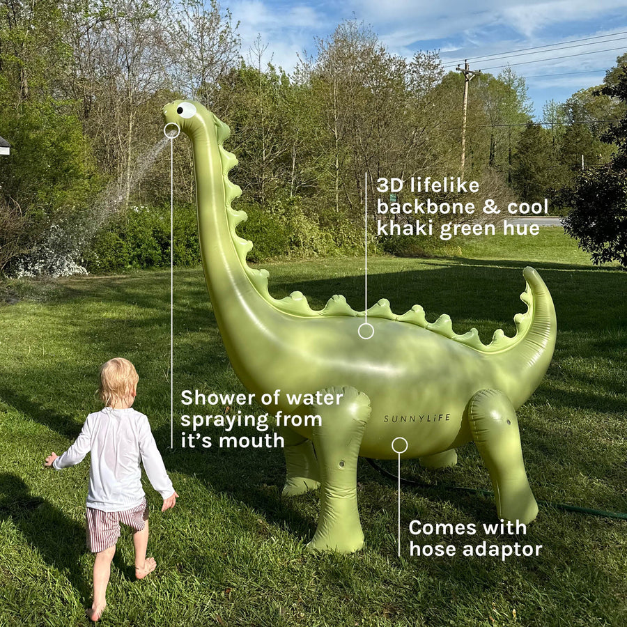 Dino Giant Sprinkler Into The Wild Khaki