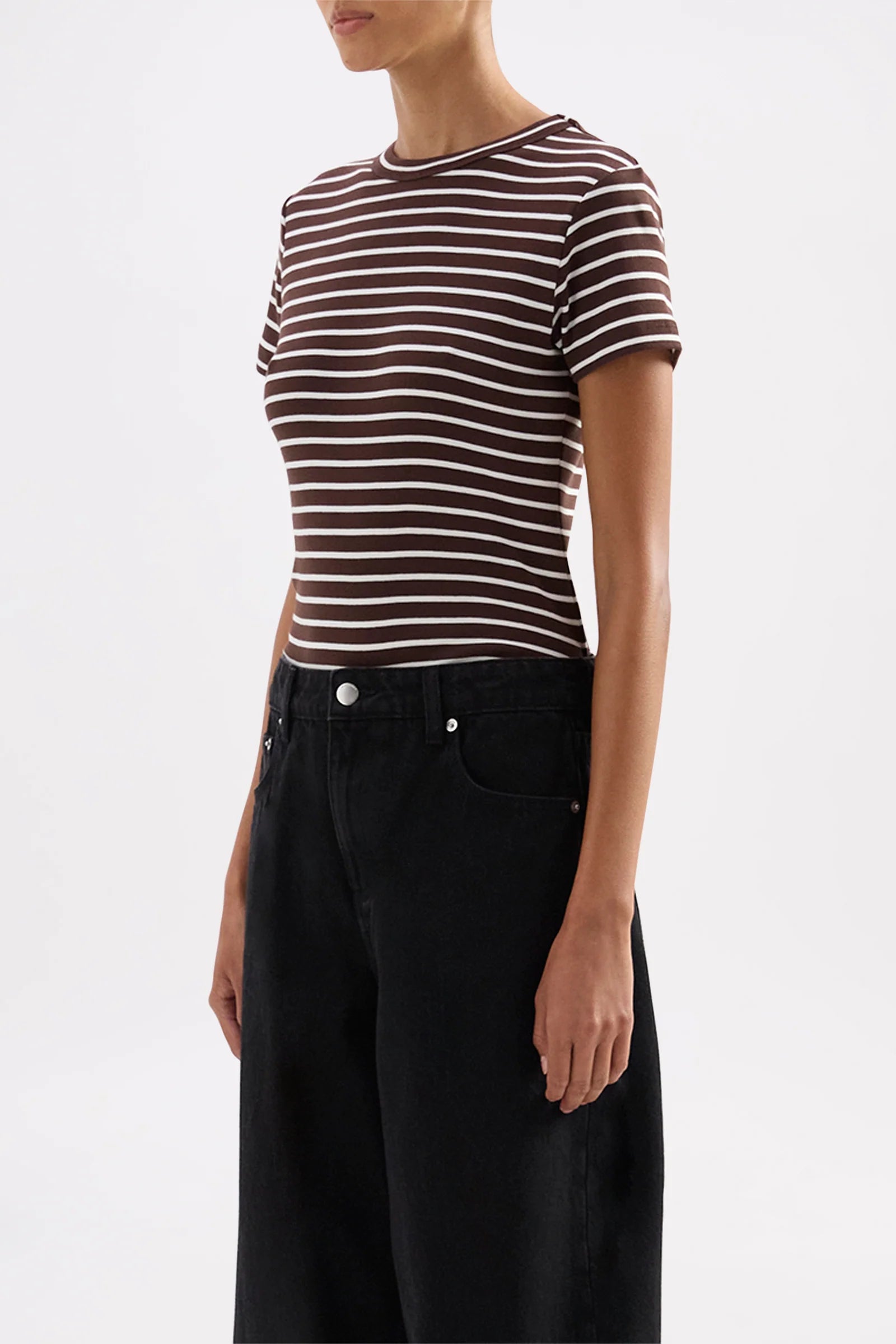 Organic Stripe Baby Tee