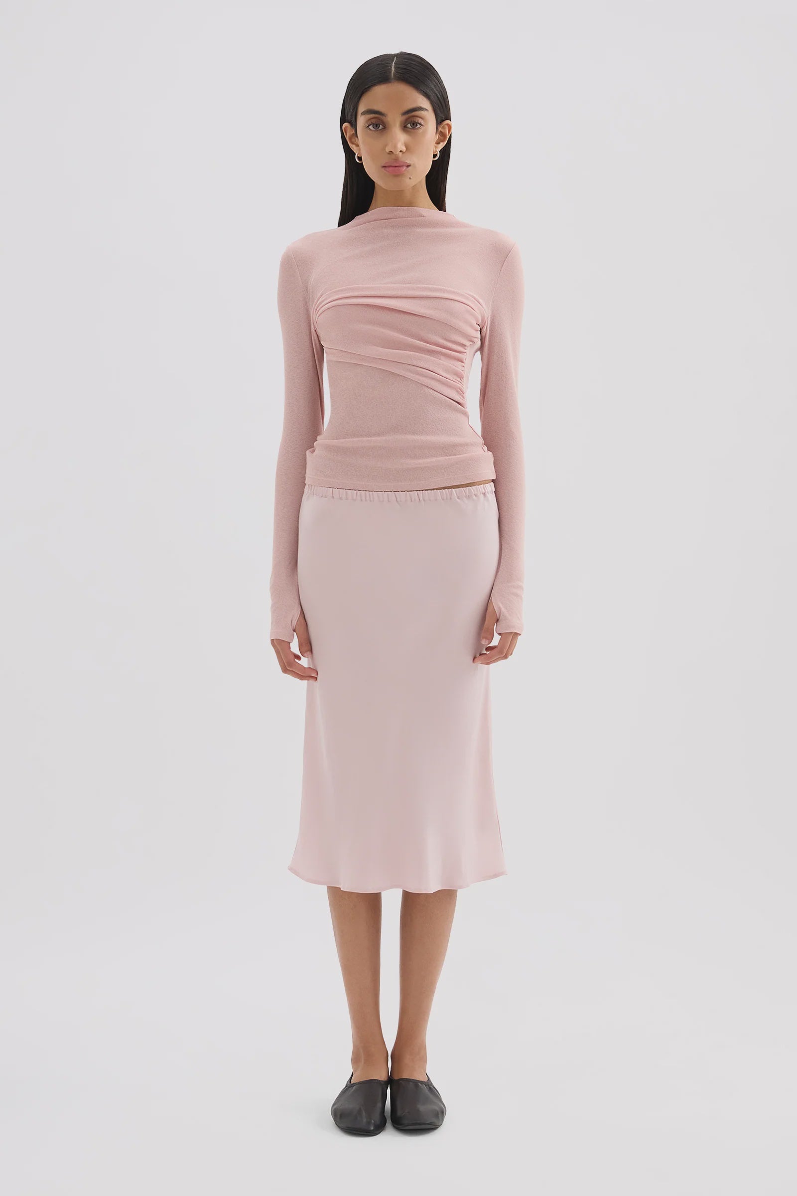 Aster LS Mesh Top Blush