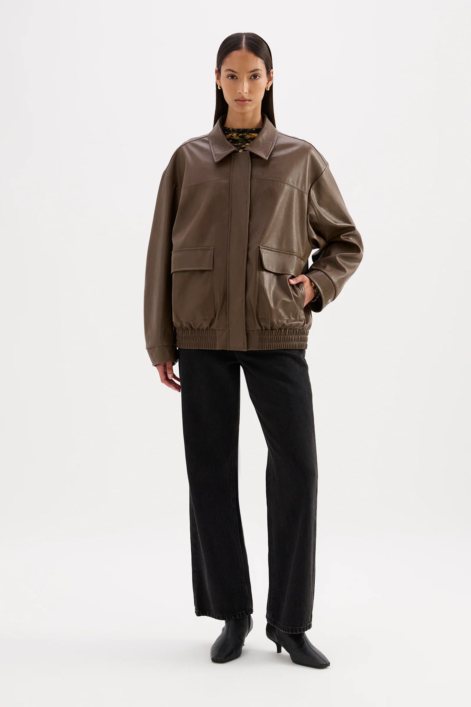 Lyla Vegan Leather Jacket