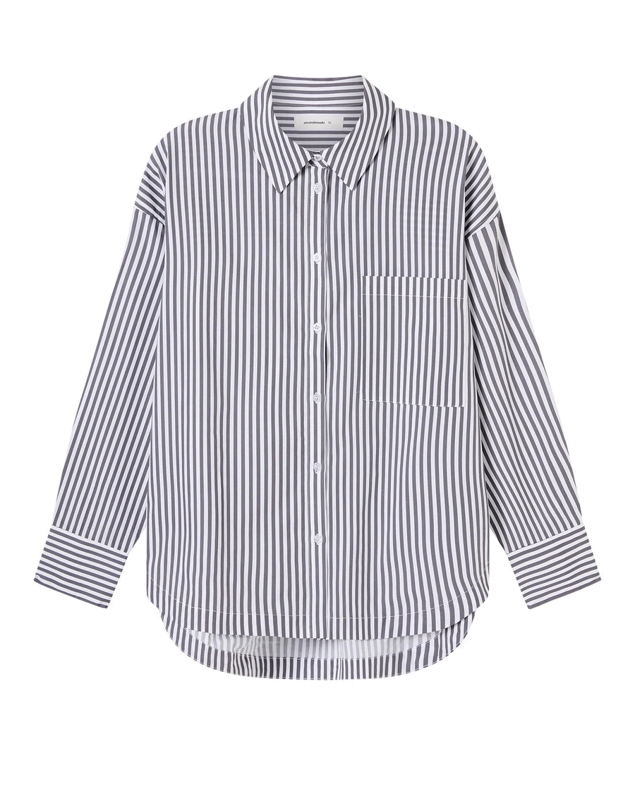 Sloane Shirt Smoke Stripe