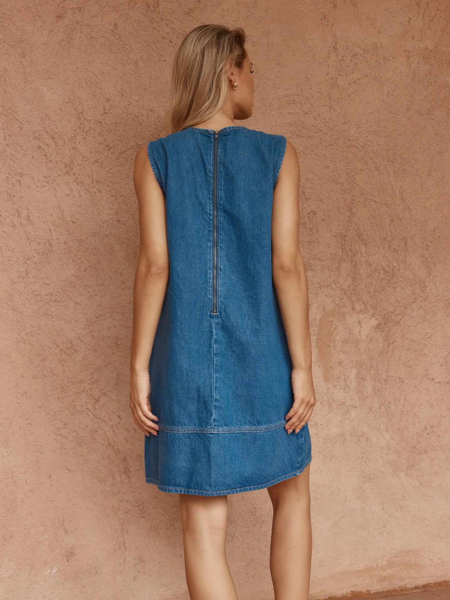Hart Denim Shift Dress Classic Blue