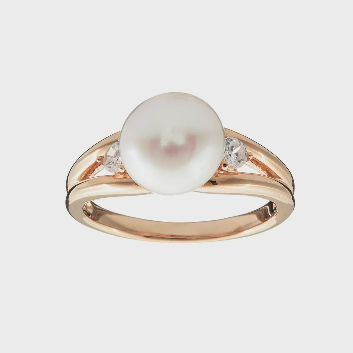 Esther Freshwater Gold Pearl Ring Size 7