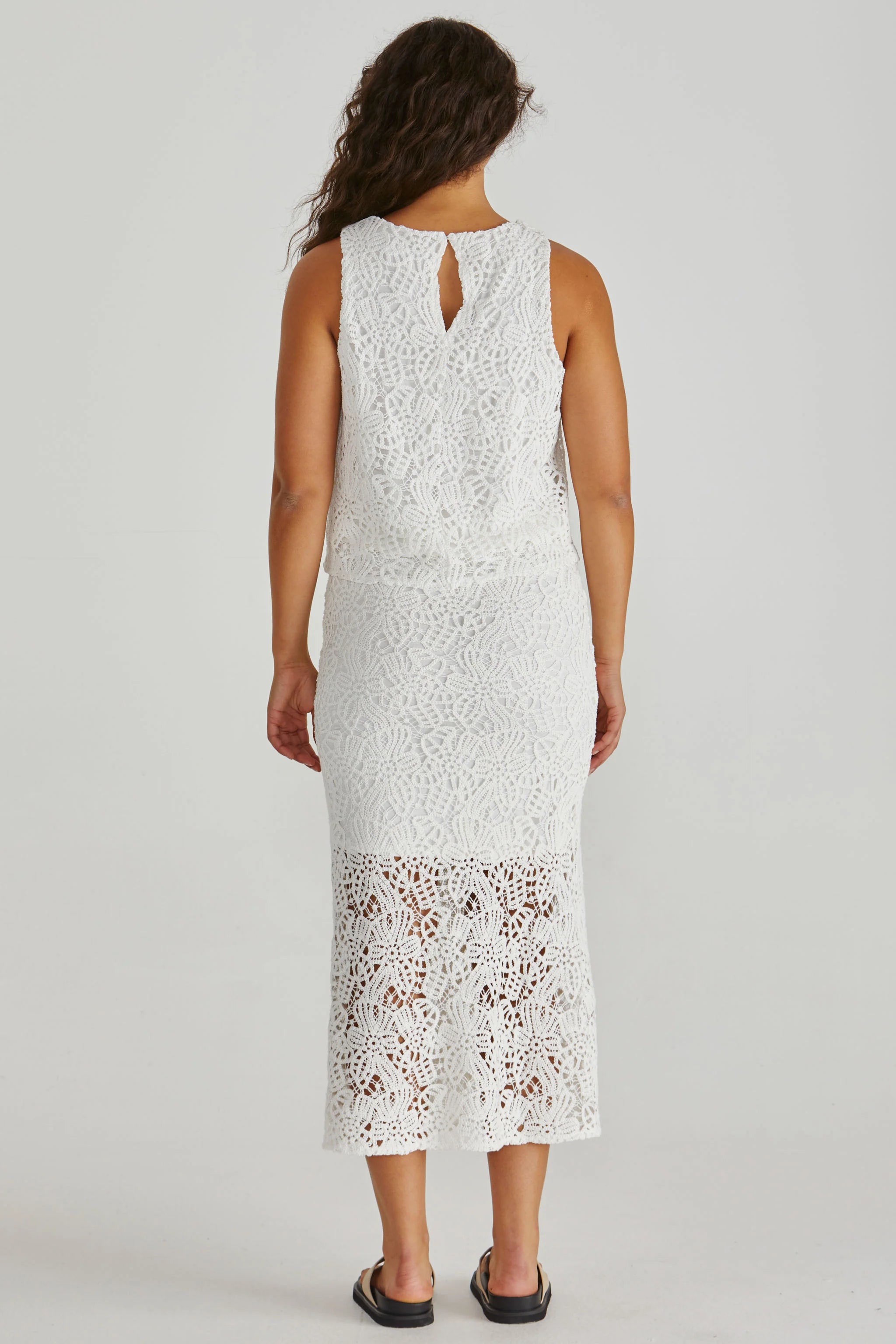 Kai Crochet Lace Skirt