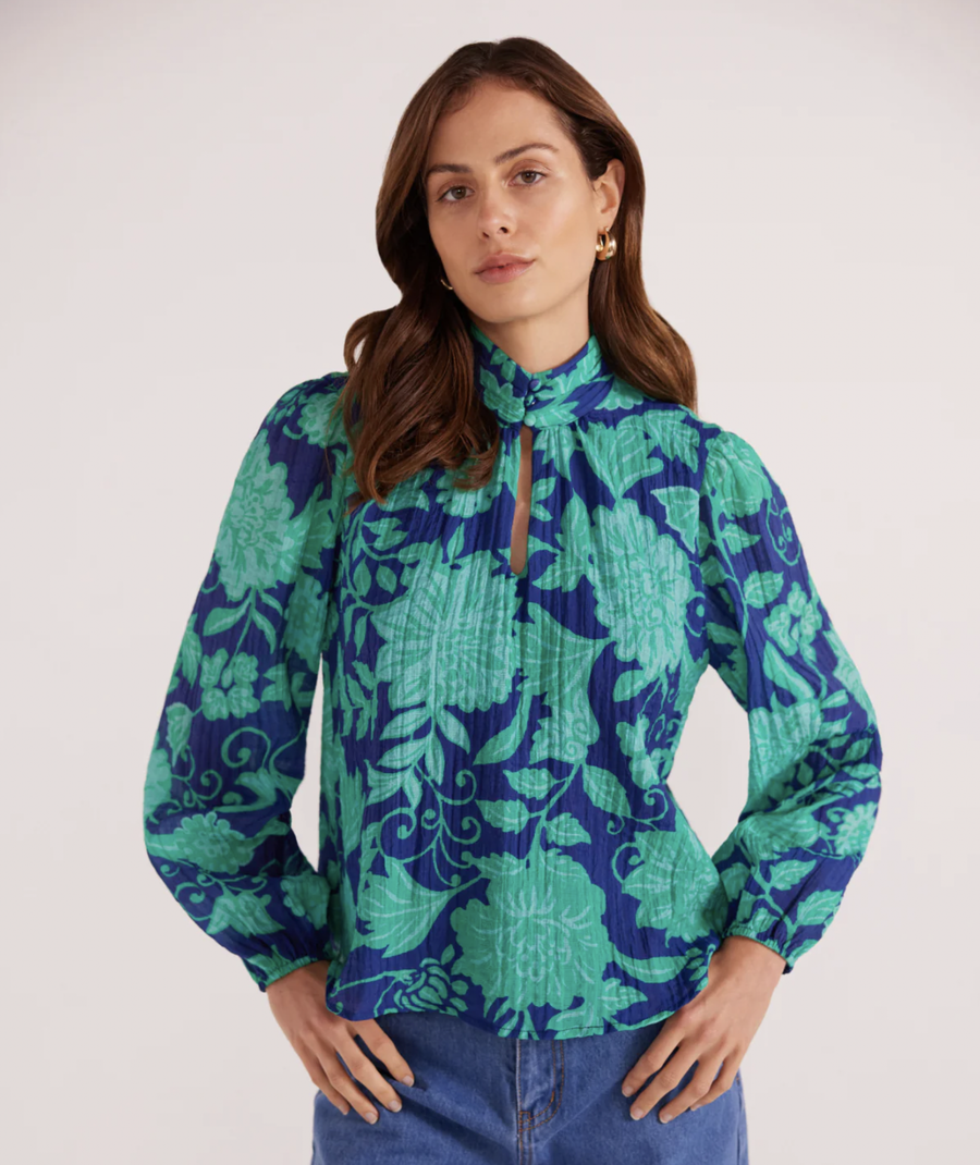 Connie Keyhole Blouse