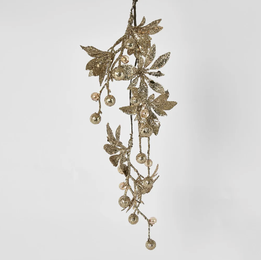 Gold Daisy Hanging Ornament