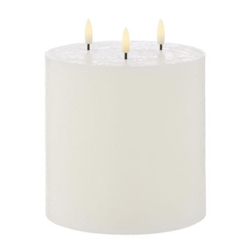 Hughe LED Flickering Pillar Candle - 15cm