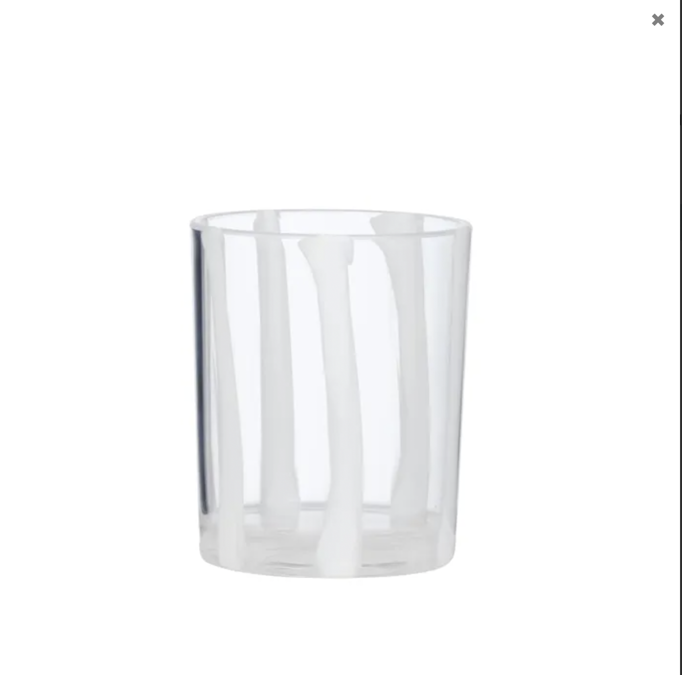 Cabana Acrylic Tumbler White
