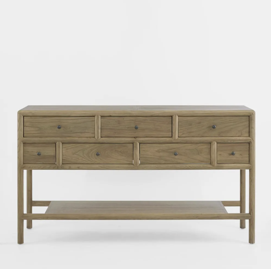 Cambridge 7 Drawer Console Table
