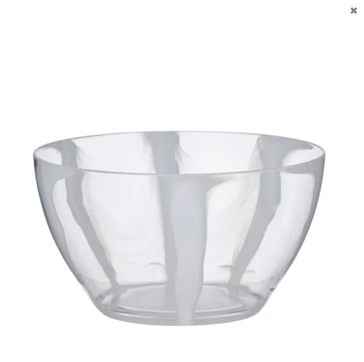 Cabana Acrylic Bowl White