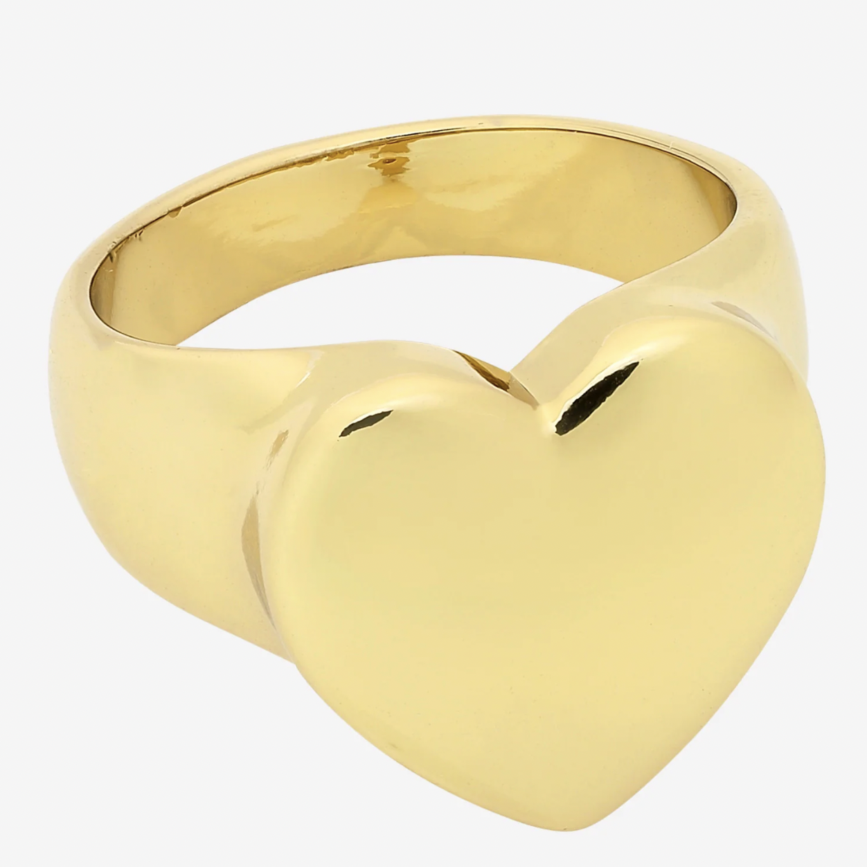 Lotte Soft Gold Heart Ring