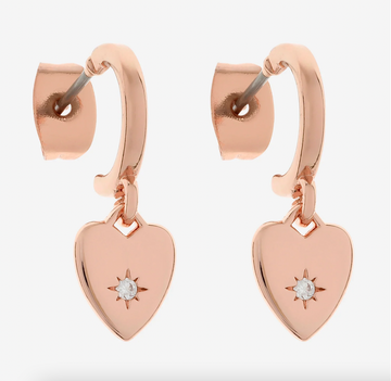 Hestia Rose Gold Huggie Earring