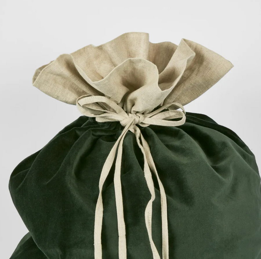 Forest Velvet Sack