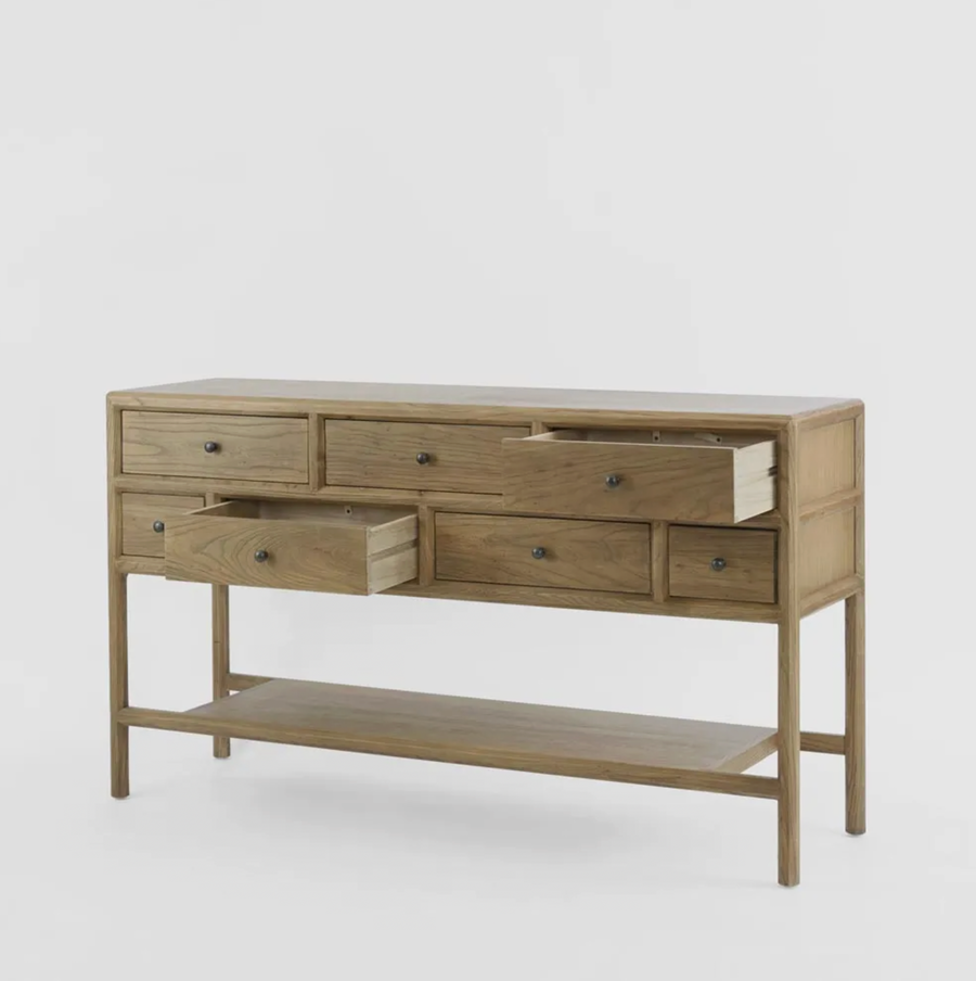 Cambridge 7 Drawer Console Table