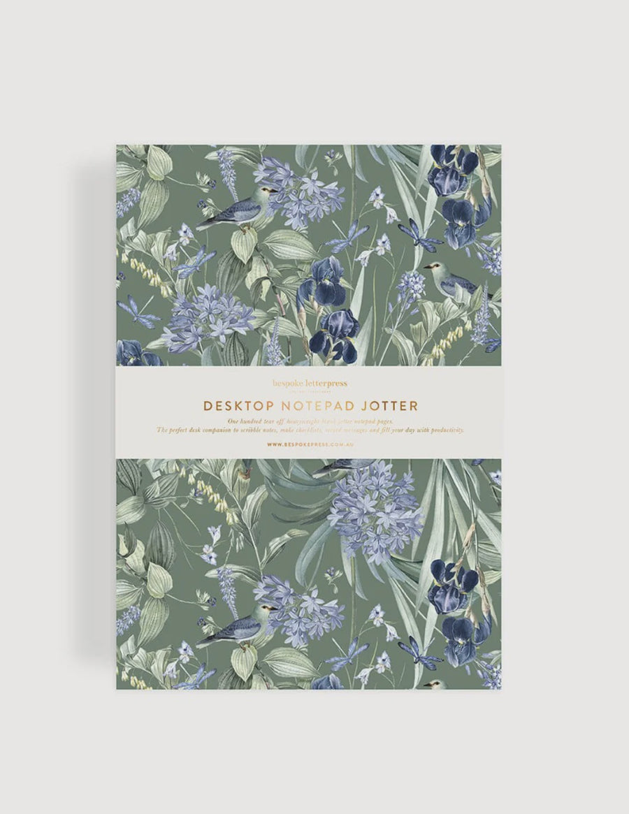 Desktop Notepad Jotter Indigo Haven