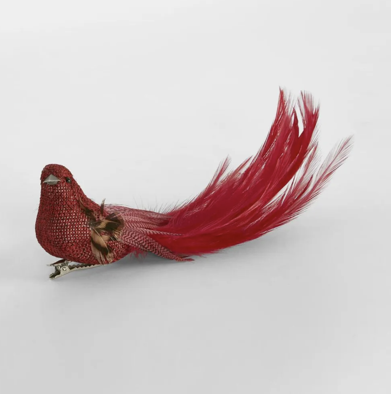 Burle Clip on Bird Red