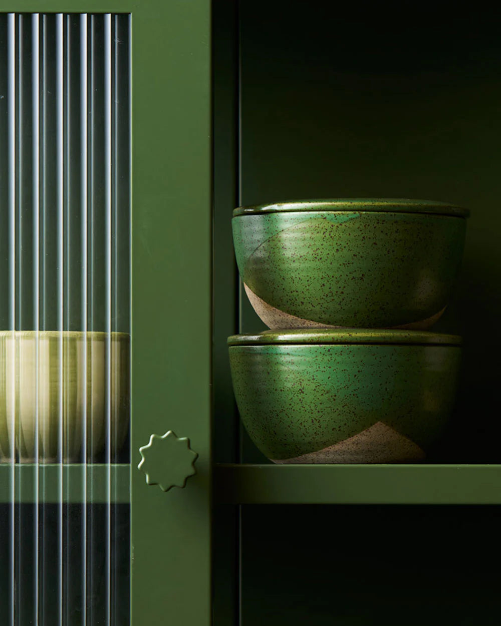 The Wanderer Green Dipped Set of 2 Containers