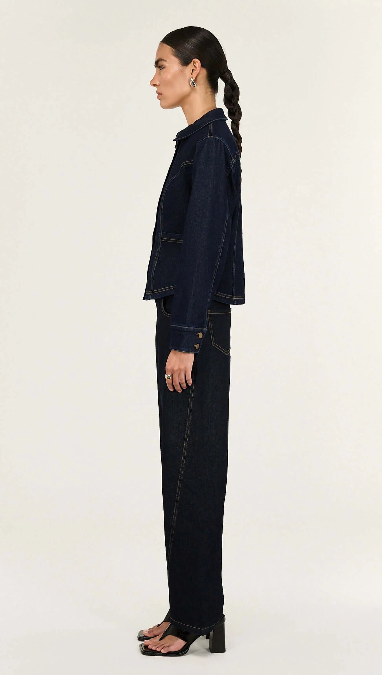 Aalto Dark Wash Straight Leg Jeans