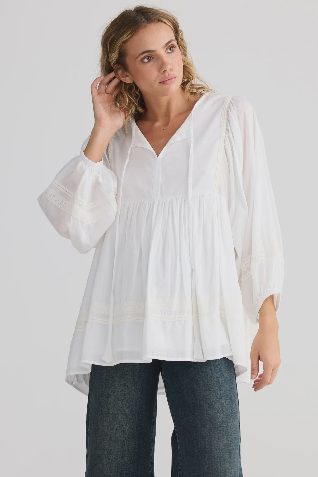 Solstice Blouse - White