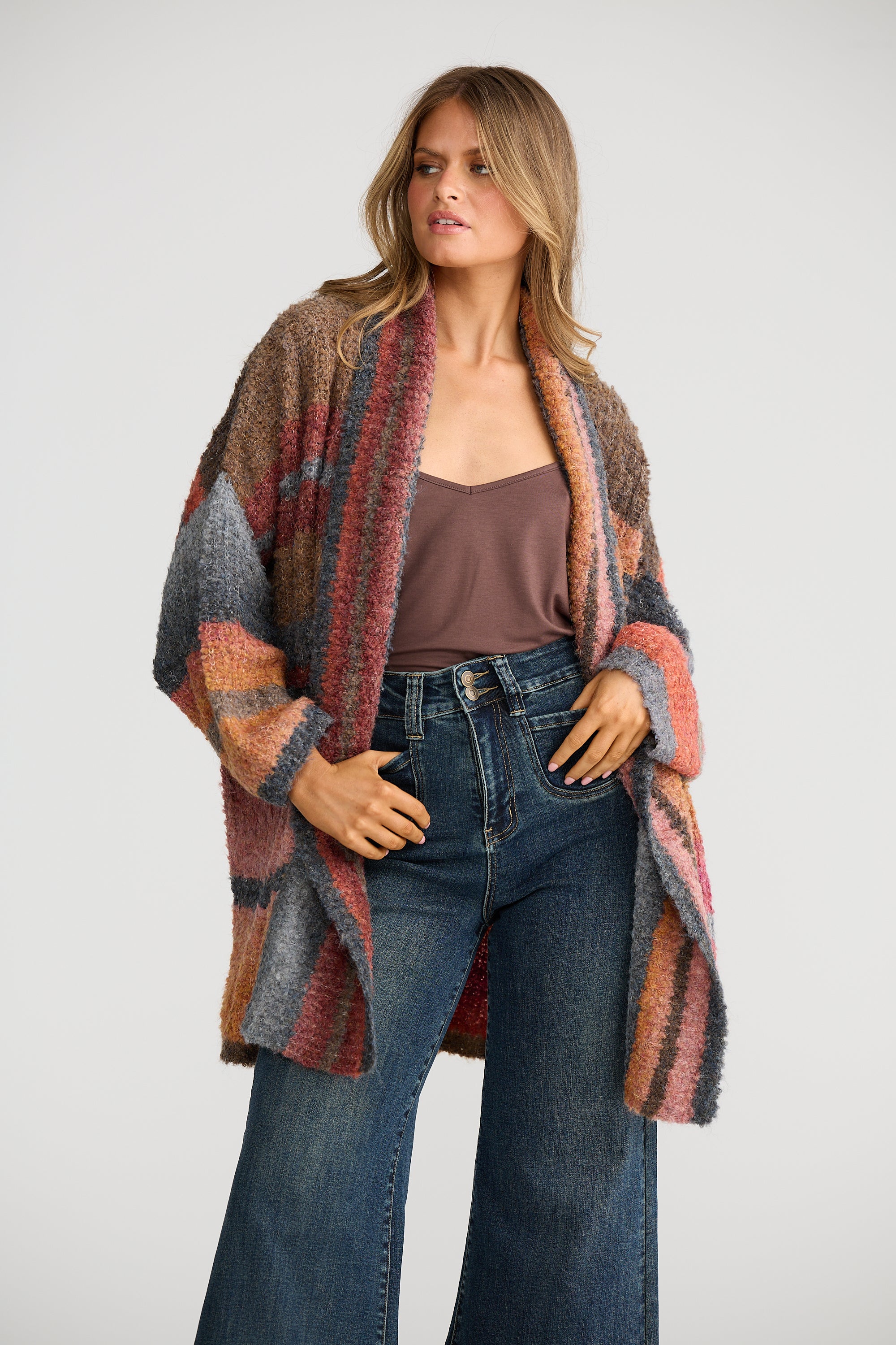 Amara Cardigan Sunset