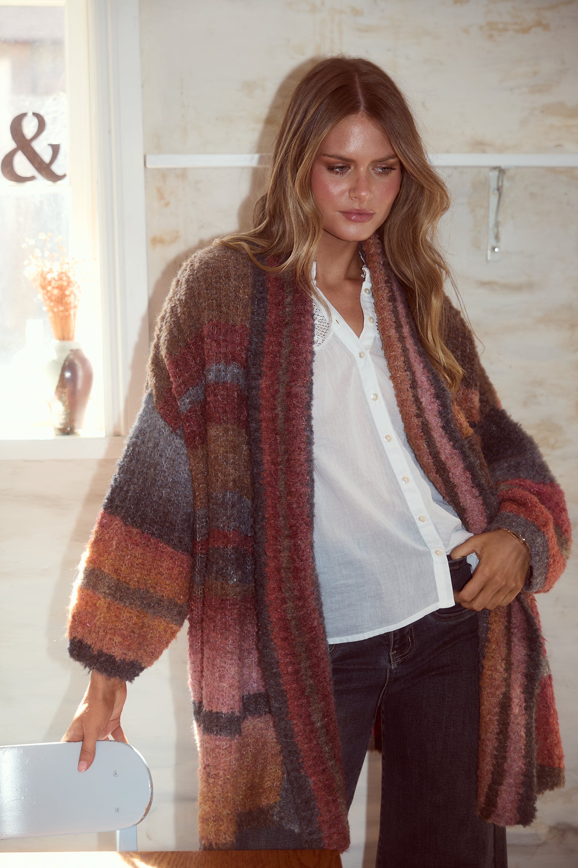 Amara Cardigan Sunset