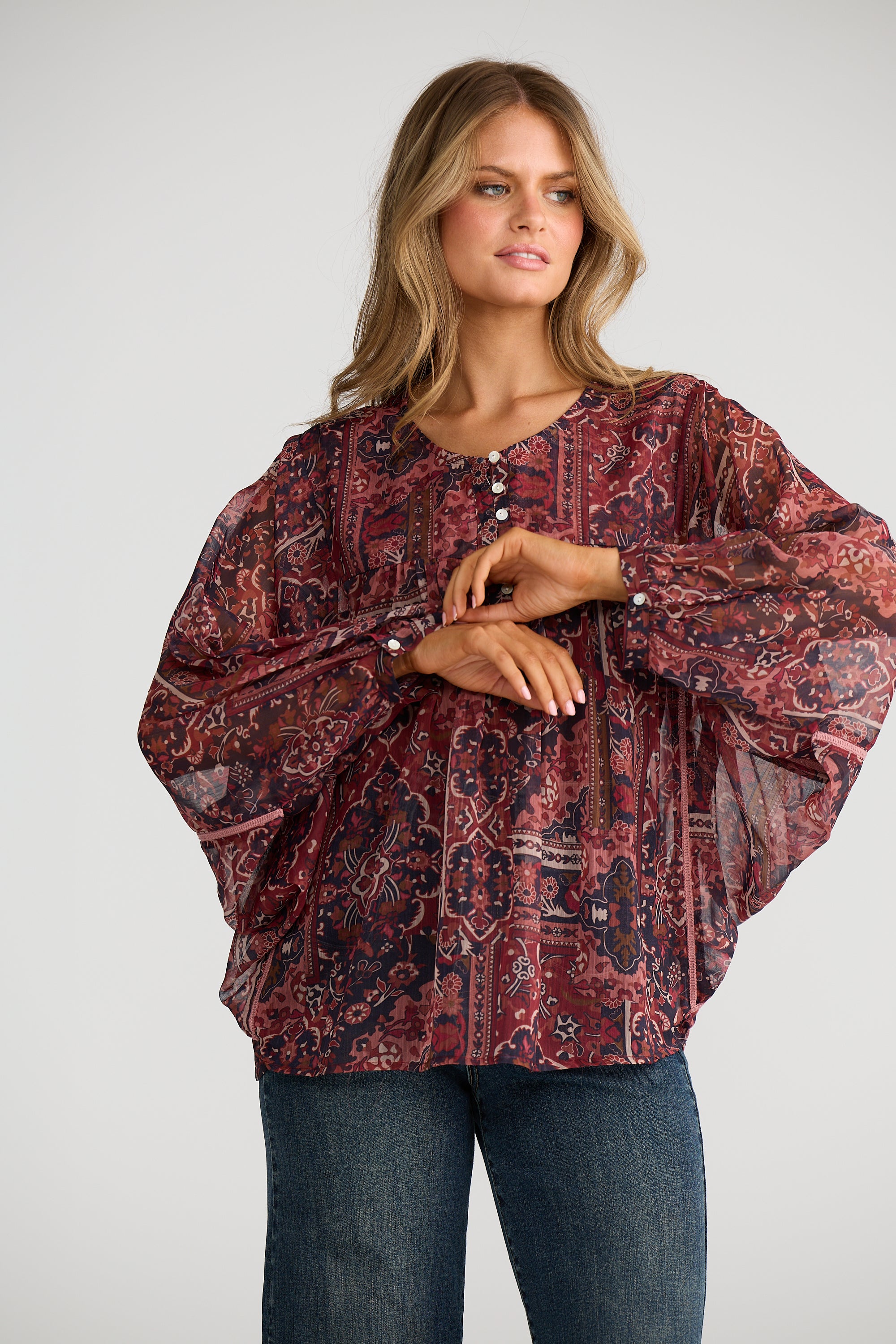 Talia Mystic Weave Top