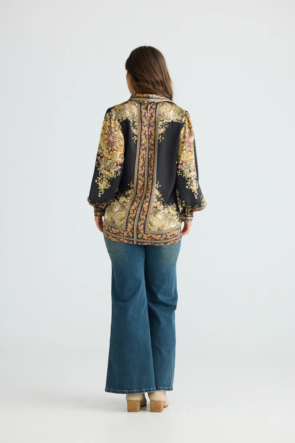 Rune Shirt Black Paisley