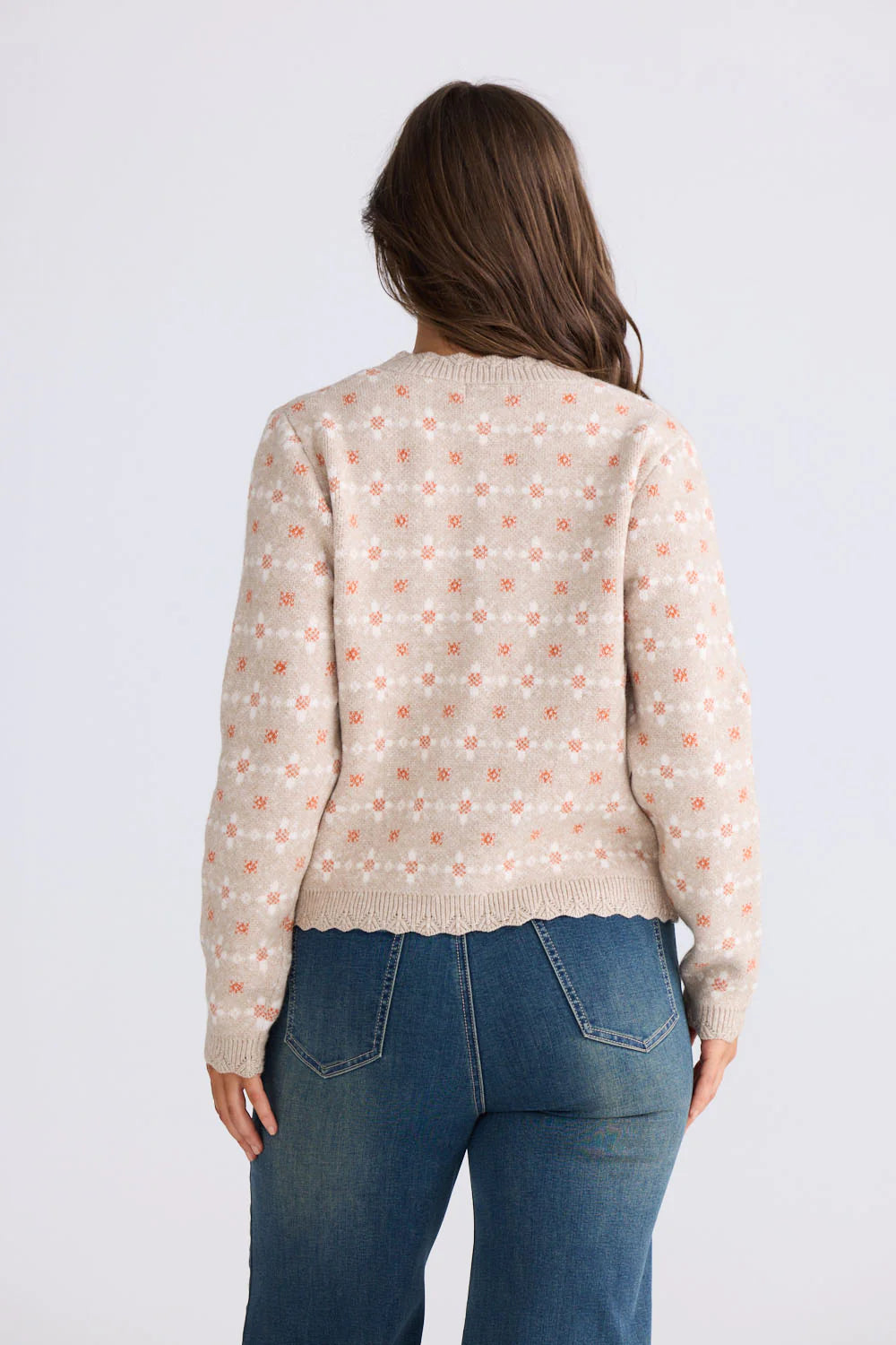 Prairie Cardi Daisy Beige