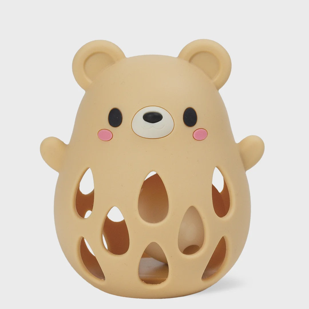 Silicone Rattle Bear