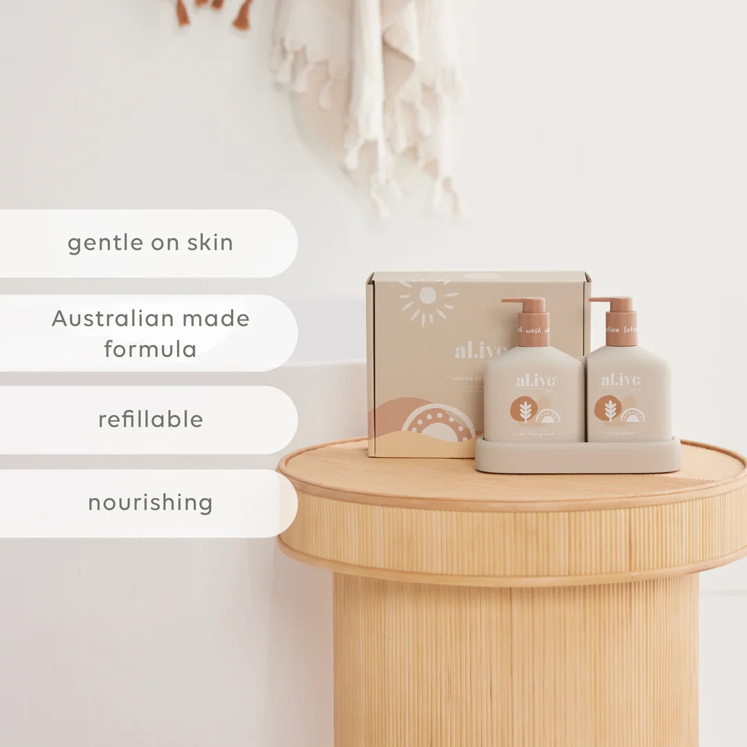 Baby Hair & Body Wash and Body Lotion