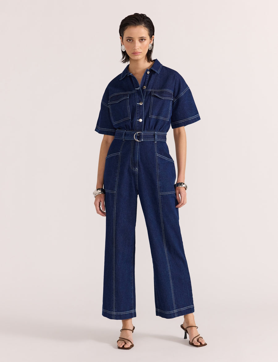 Augusta Denim Jumpsuit