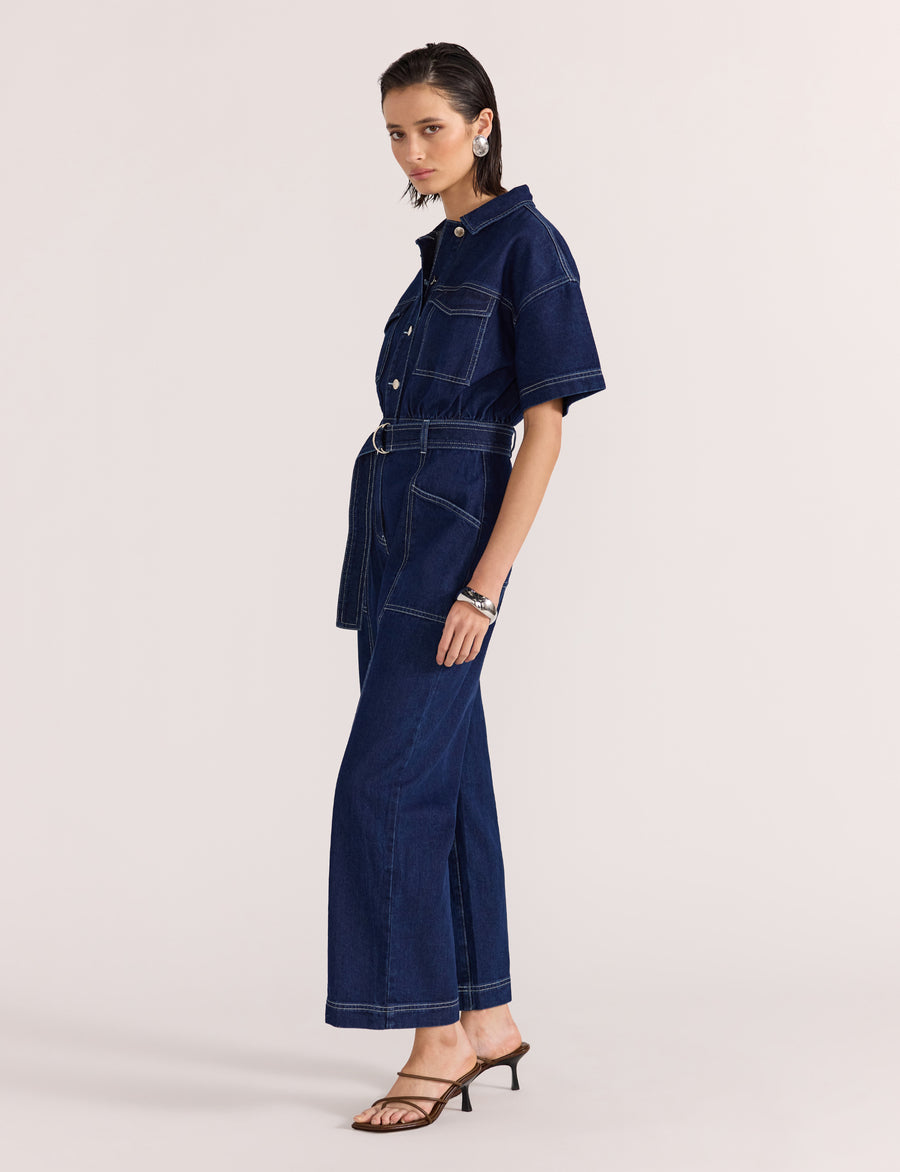 Augusta Denim Jumpsuit