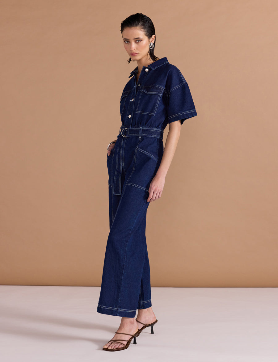 Augusta Denim Jumpsuit