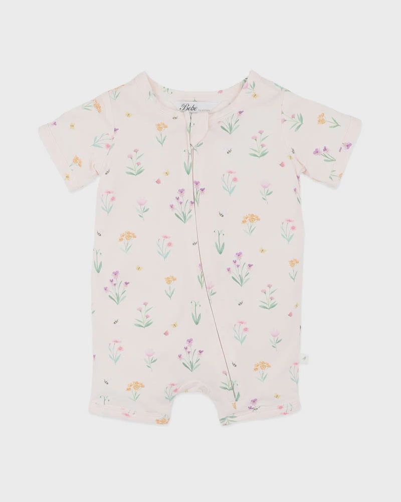 Eliza Print Eco Cosy Short Sleeve Romper