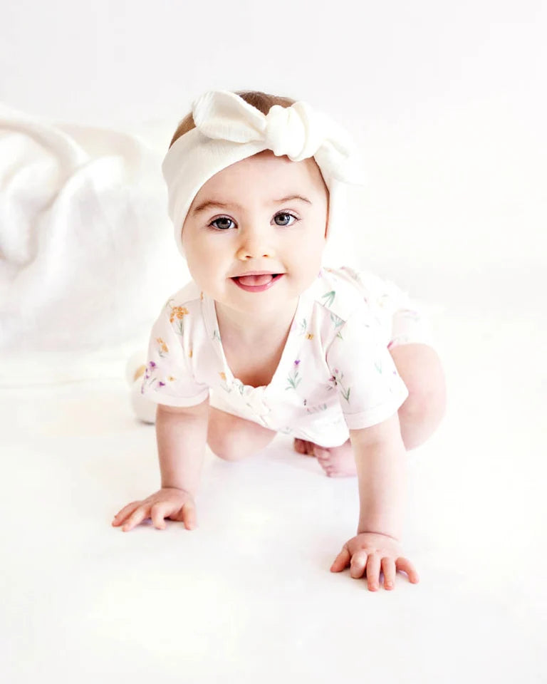 Eliza Print Eco Cosy Short Sleeve Romper