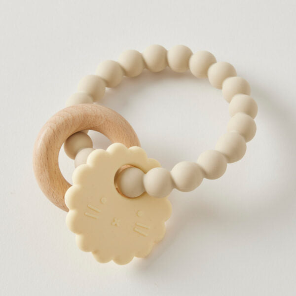 Wren Silicone & Wood Teether