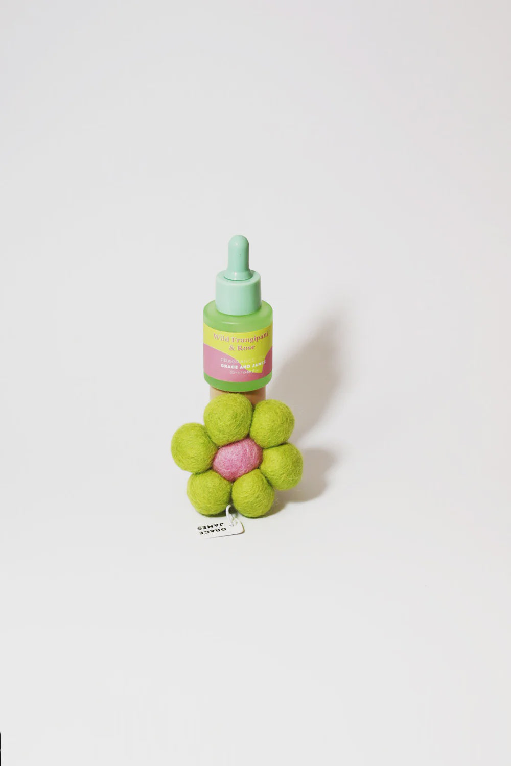 Wild Frangipani & Rose - Felt Air Freshener