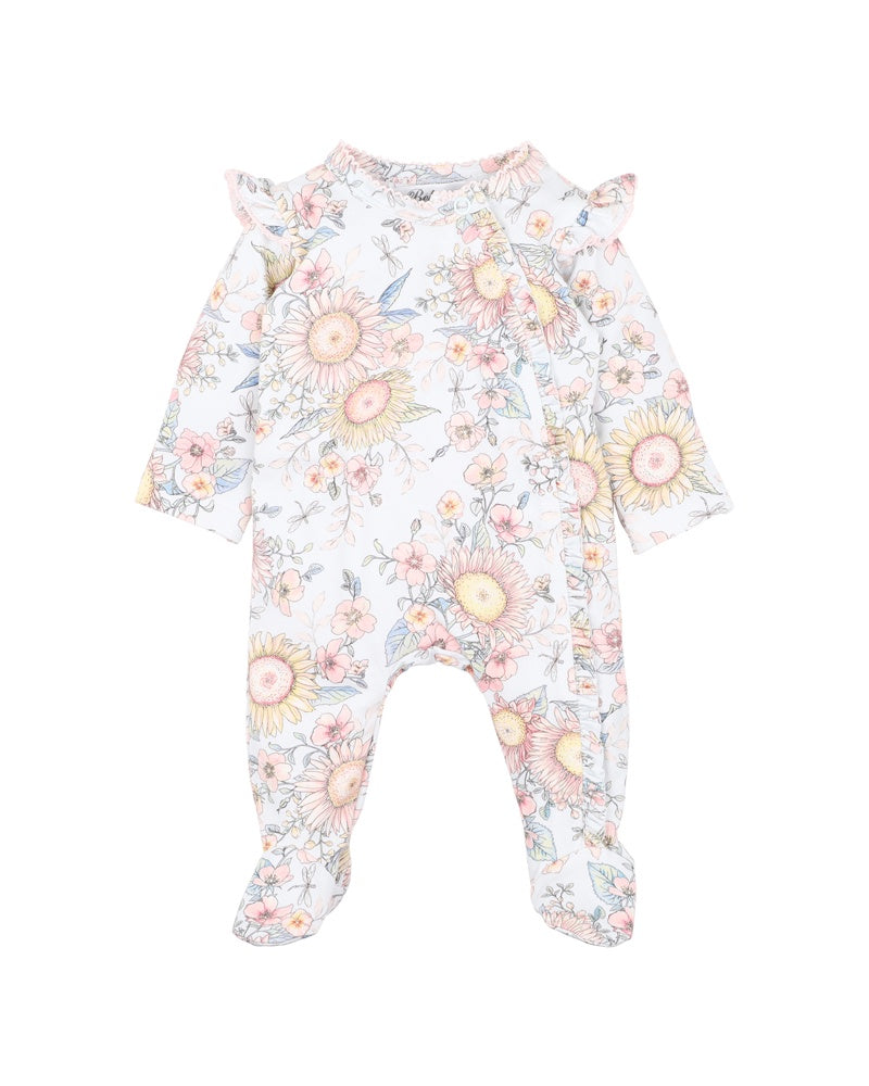 Abby Print LS Romper