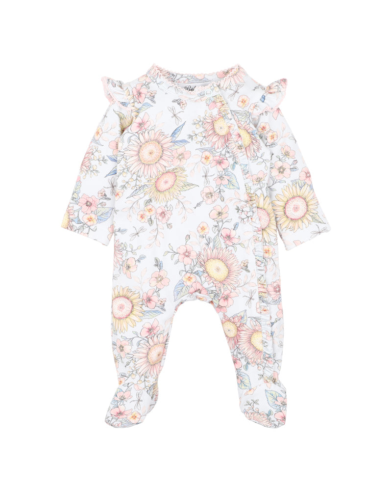 Abby Print LS Romper