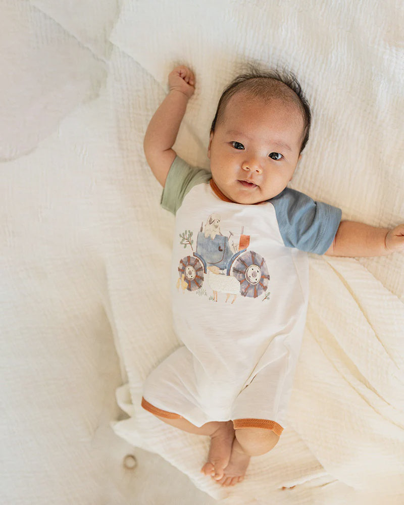 Clayton Farm Scene SS Romper