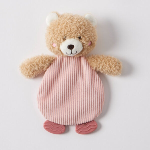 Hugglies Teddy Bear Crinkle Toy in Pink