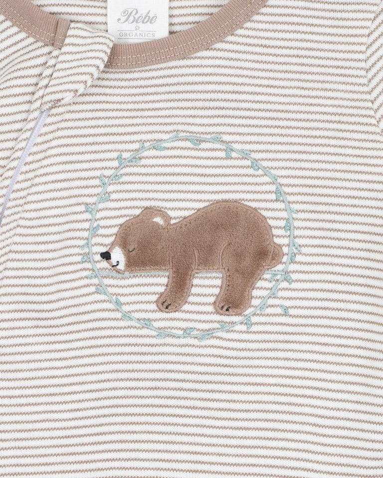 Mateo Stripe LS Onesie