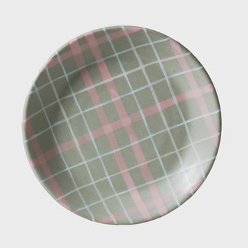 Sage & Blush Check Plate / Cat's Pyjamas
