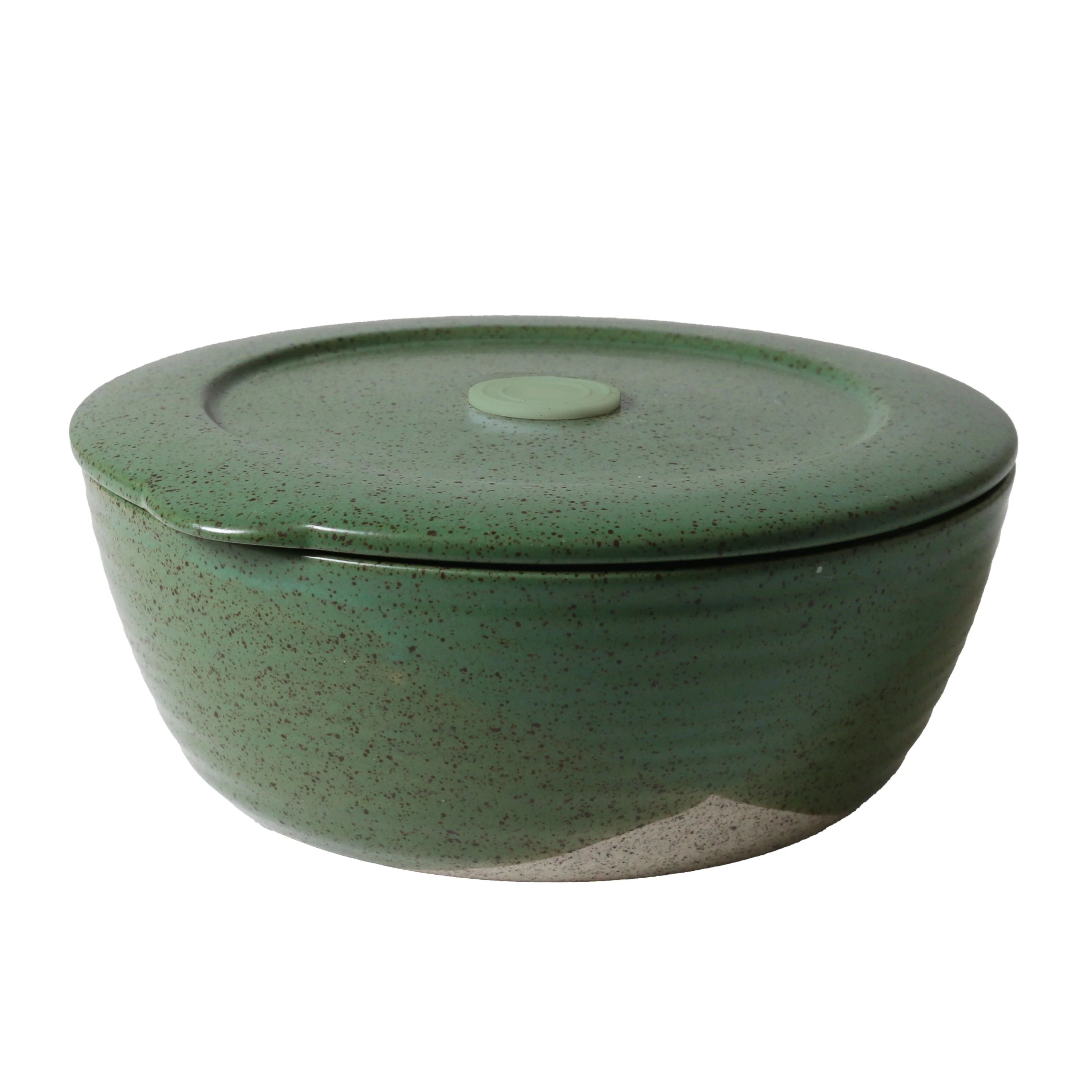 The Wanderer Green Bowl with Lid