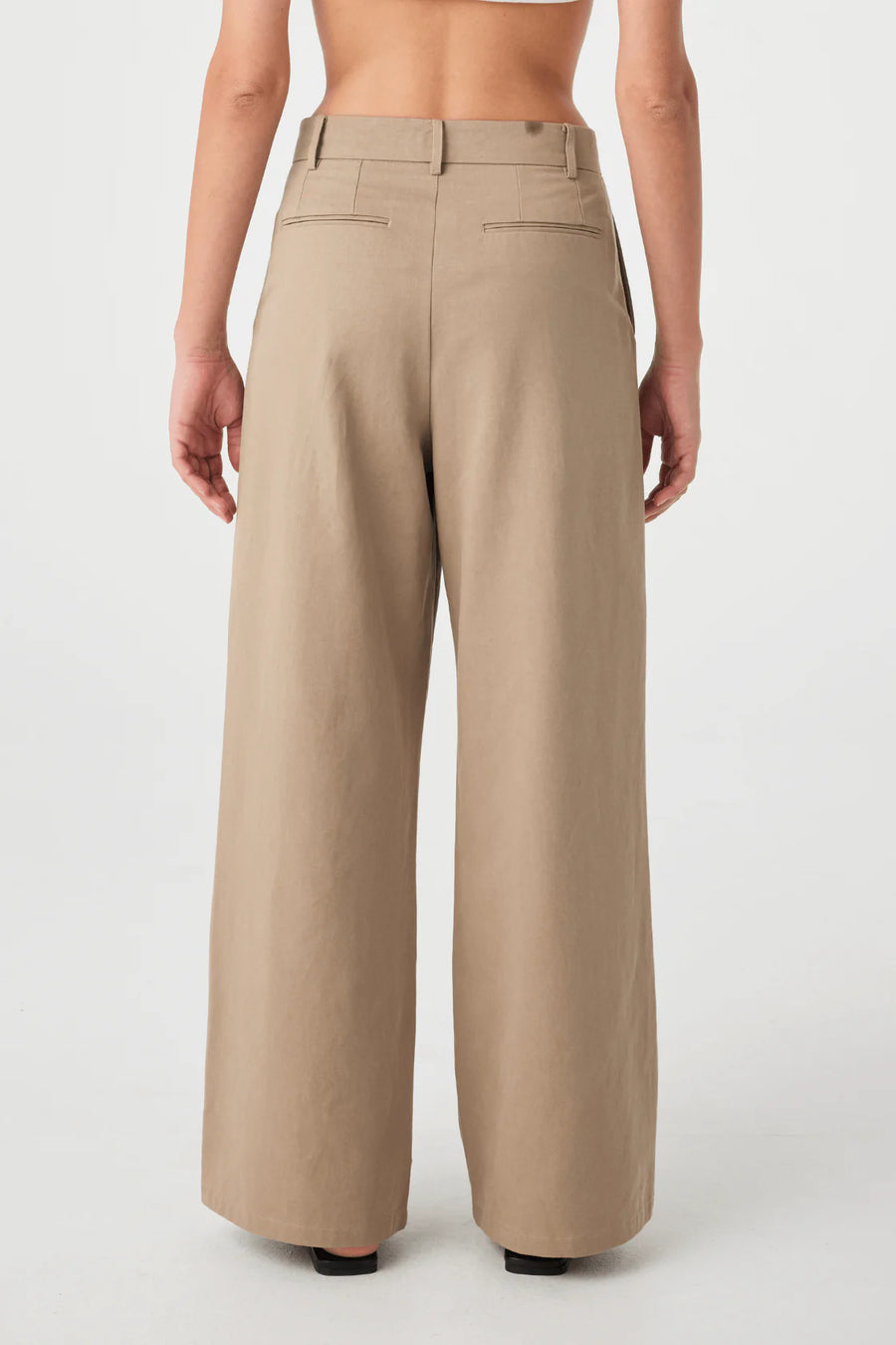 Lina Tailored Pant - Taupe