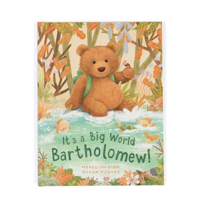 Jellycat It's a Big World Bartholomew Book 22x29x1cm