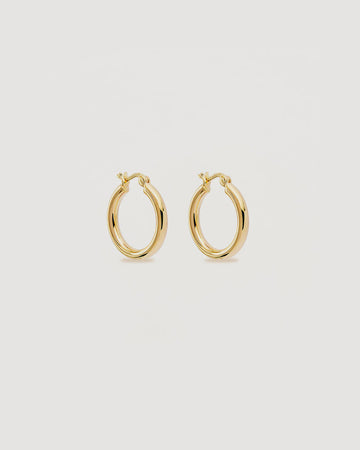 Sunrise Large Hoops Earrings Gold