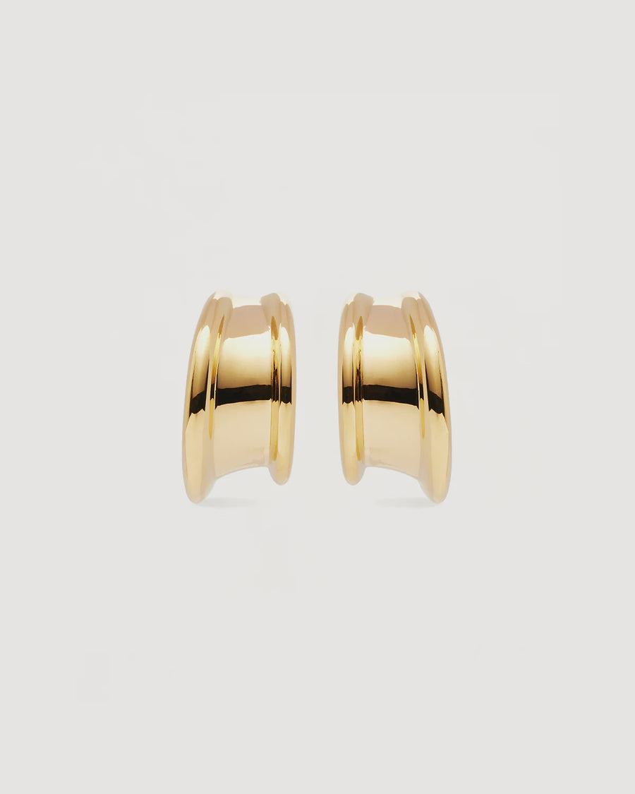 18k Gold Vermeil Muse Large Hoops