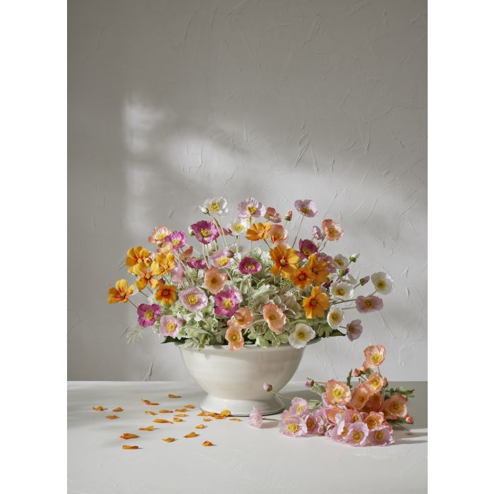 Poppy Hydrangea Mix Miller Bowl